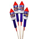 (O-123) Display Shell Rockets (Case Pack:24/4)