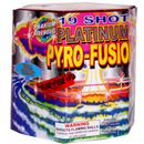 (G-023C) Platinum Pyro-Fusion, 18 Shot (Case Pack:8/1)