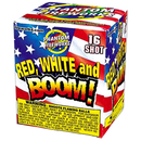 (G-099) Red, White, and Boom, 16 Shot (Case Pack:18/1)