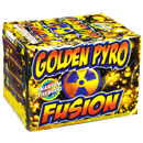 (G-040) Golden Pyro Fusion, 18 Shot (Case Pack:6/1)